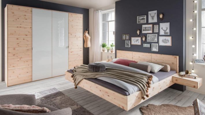 schlafzimmer aus zirbenholz