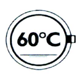 waschbar bis 60°C